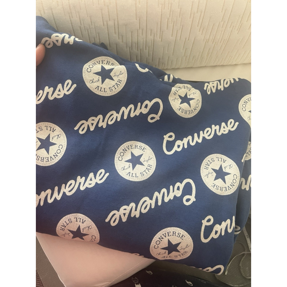 Converse Blue Pullover Sweater Youth L New